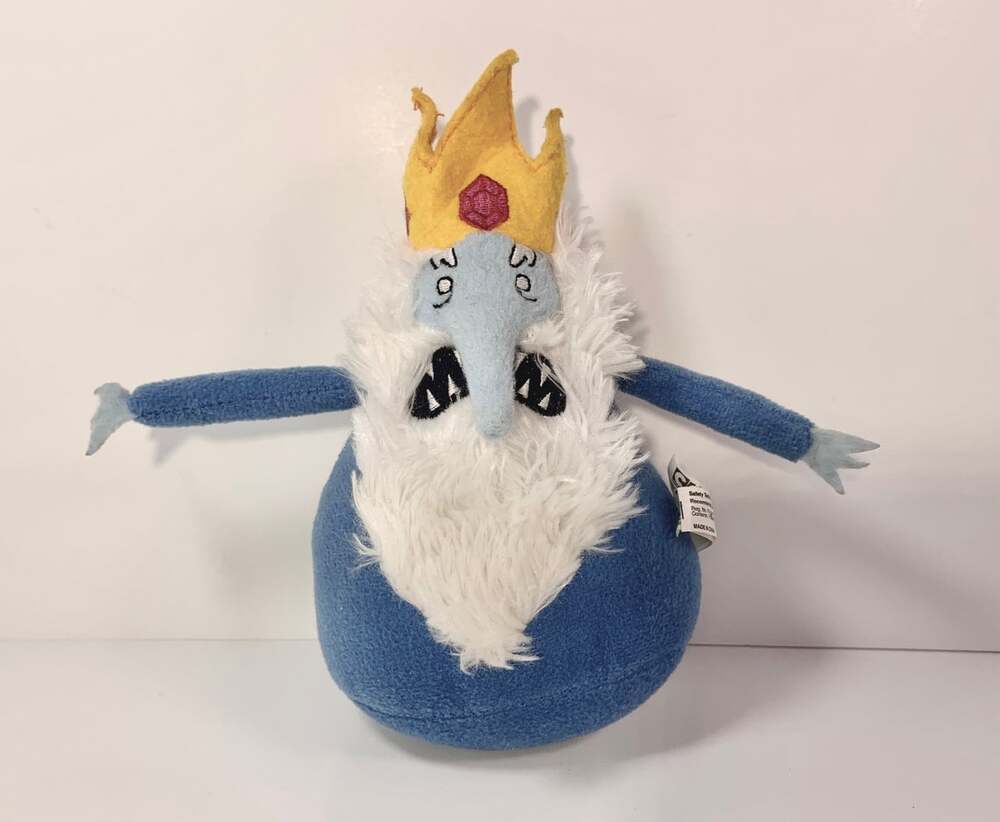 Adventure Time Plush Cartoon Network Ice King Blue Figure White Hair 7”